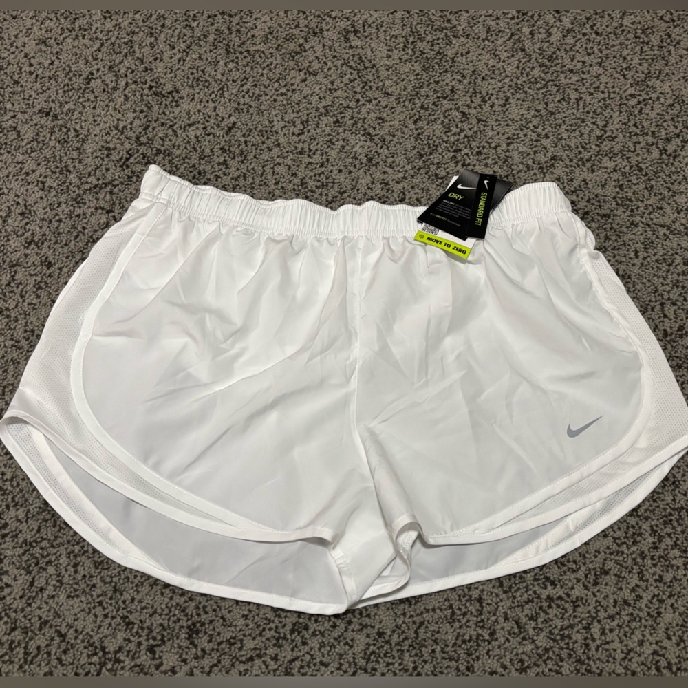 Nike Women's White Athletic Shorts